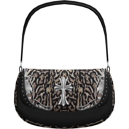 Y2K Fashion Leopard Print Shoulder Bag thumbnail