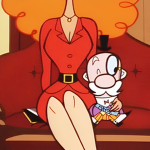 Mysterious Red Woman