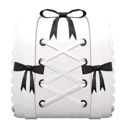 ୨୧ Kawaii Pink Randoseru W Black Bows (1.0) Roblox item