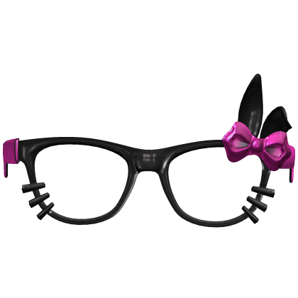 Purple Scene Bunny Ear Glasses Roblox item