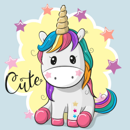 cartoon-unicorn-isolated-on-a-blue-background-vect Roblox decal