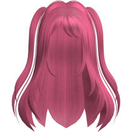 cute fluffy layered anime hair in bubblegum pink thumbnail