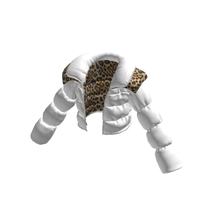 Puffer Jacket White Crop Long Sleeve Coat Warm Y2K thumbnail