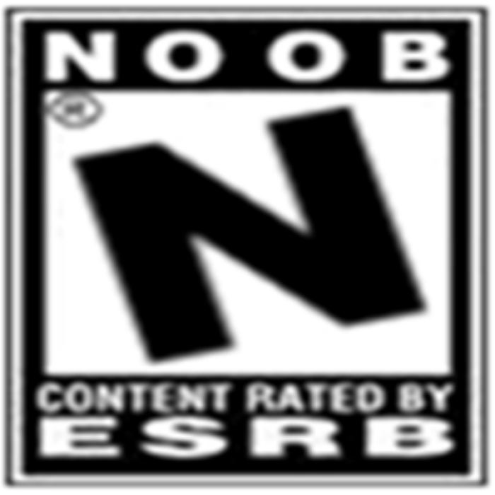 This Game is Rated N for Noobs Roblox decal