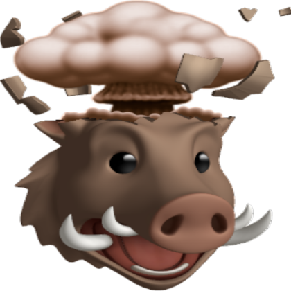 Shocked Boar Emoji Roblox decal