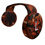 ✅ Orange Ultimate Clockwork Headphones