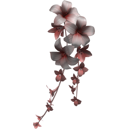 Hair Flower Lily Pink
