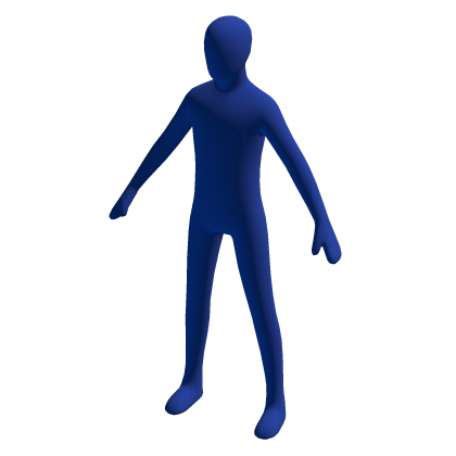 Full Body Blue Suit