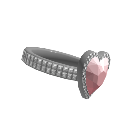 Pink Heart Diamond Ring thumbnail