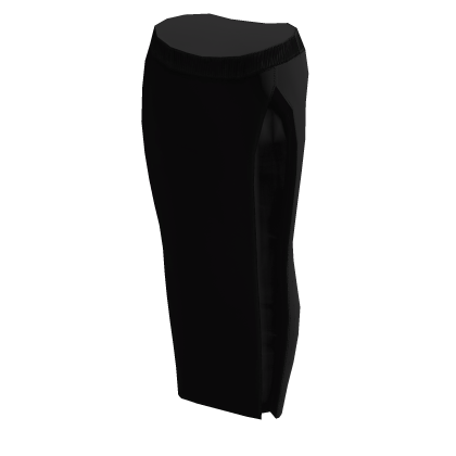 Side Split Maxi Skirt Black thumbnail