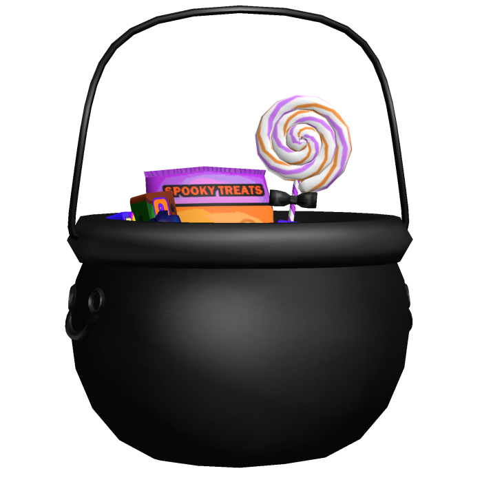 Black Trick Or Treat Bucket