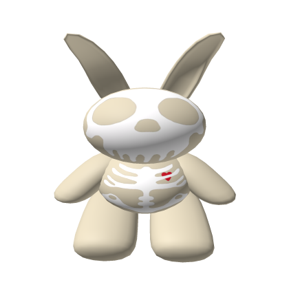 Skeleton Bunny Backpack Beige