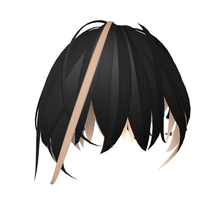 sadboi hair in black & blonde 🙁 Roblox item