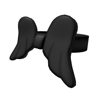 Black angel wings choker Roblox item