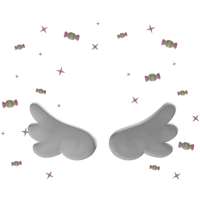 Angel Wings with Candy Aura