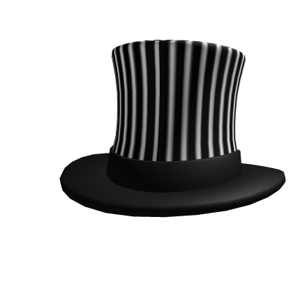 Black Striped Top Hat Roblox item