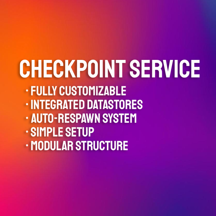 Checkpoint Service preview 1