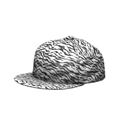 Sideswept Zebra Stripes Cap