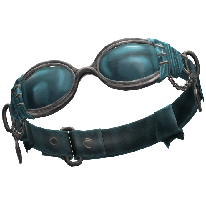 Vintage Steampunk Goggles - Teal