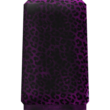 Purple Leopard Y2K Zip Sleeve ( Left ) Roblox item
