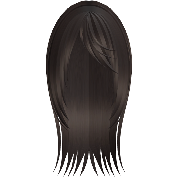 brown long emo vkei moe anime hair