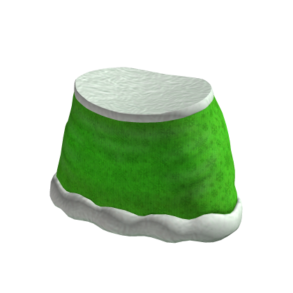 Green Santa Snowflake Mini Skirt thumbnail