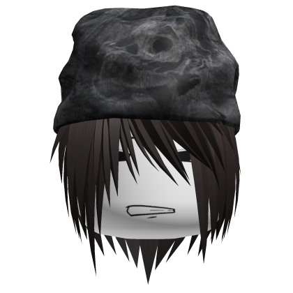 Side Bang Emo Hair w/ Emo Beanie Roblox item