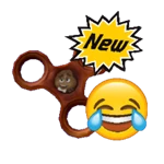 XL Poop Emoji Fidget Spinner TURBO