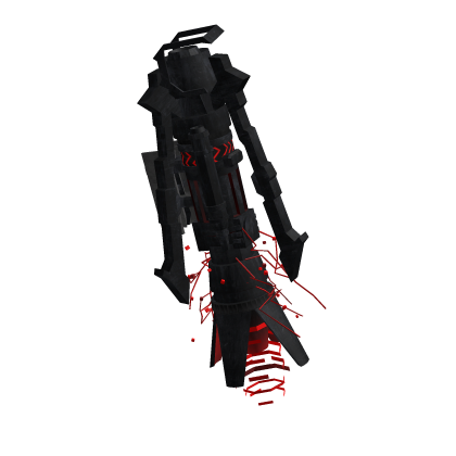 Rage Blaster Left RED (non-Blocky) thumbnail