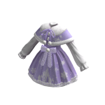 🍀Cute Winter Dress Outfit (Purple)
