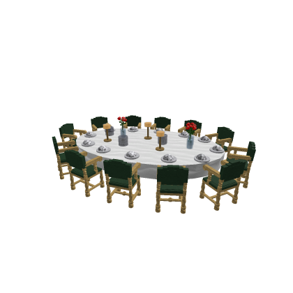 Titanic large round dining table