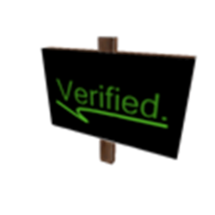 Verified Sign Roblox decal
