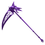 Violet Bone-Reaper Scythe