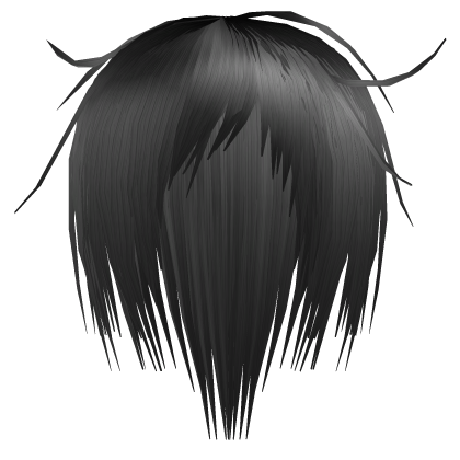 さ black grey messy emo vkei hair Roblox item