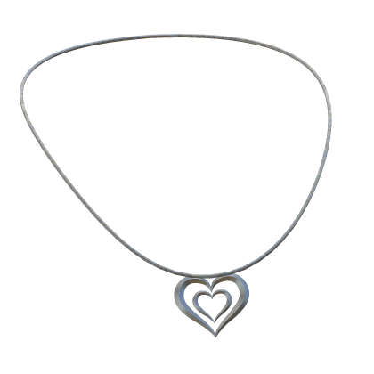 Y2K Heart Necklace Roblox item