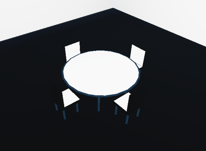 Round Table w/ Chairs preview 1