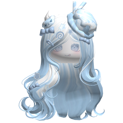 ♡ Ice Cream Charms Girly (Pastel Blue) Roblox item