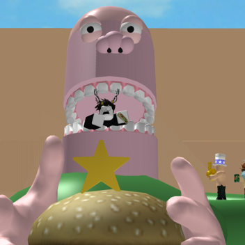 Escape Mr. Fat Guy Before He Eats you! -Obby-