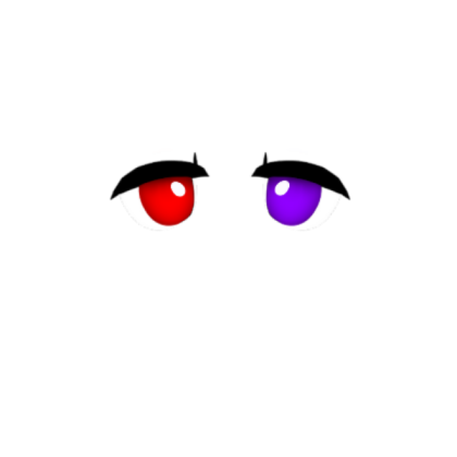 Red & Purple Serious Eyes Roblox decal