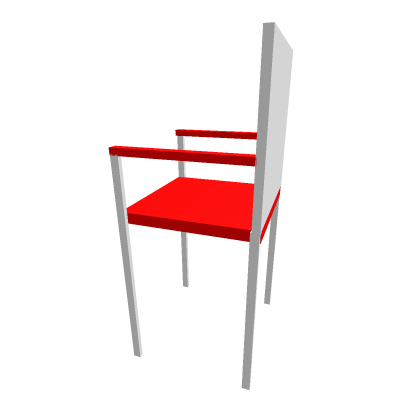 Red And White Modern Stool