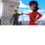 The Ladybug and Chat Noir group!