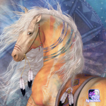 Runing horses