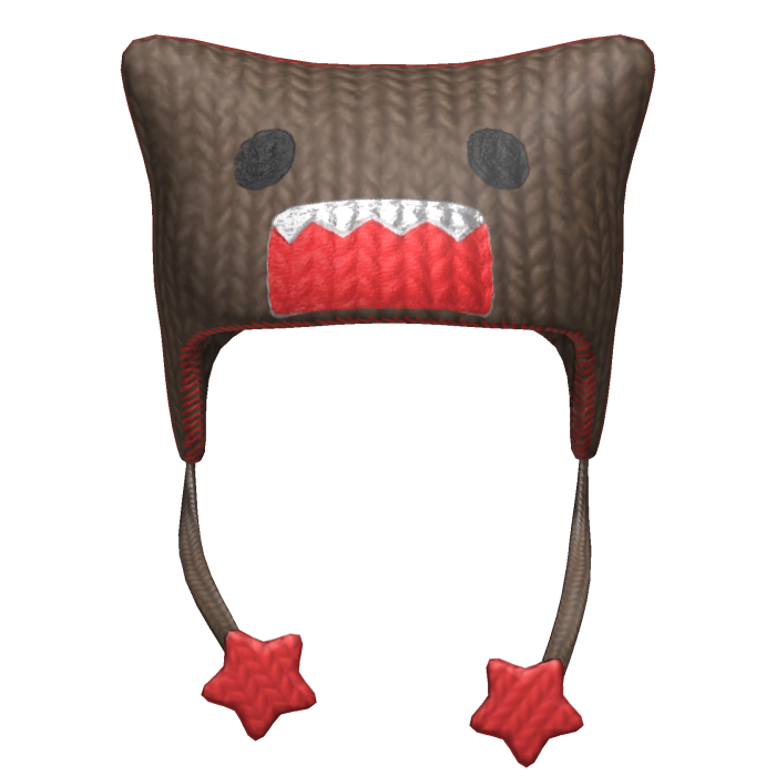 Scene Harajuku Knitted Domo Hat Brown