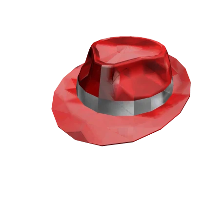 Red Sparkle Time Fedora | Roblox Item - Rolimon's