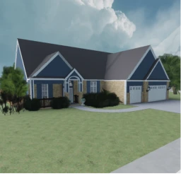 Neighborhood House With Ceiling Fans icon