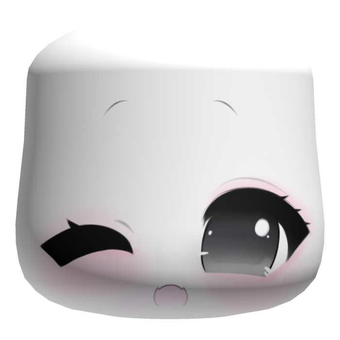 [Paid] Adorable Moe Face W Blinking Grey Pupils