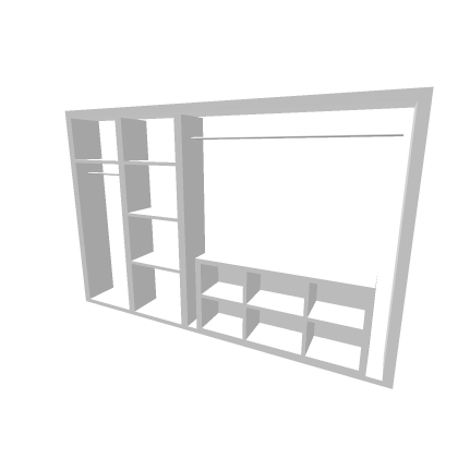 RainbowShake || closet shelf w/ shoe rack