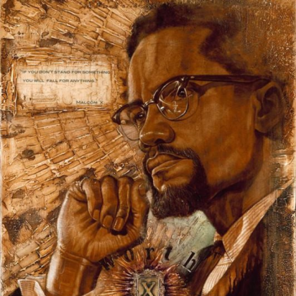 malcolm x painting Roblox decal