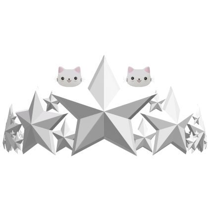 White Kitty Star Crown thumbnail