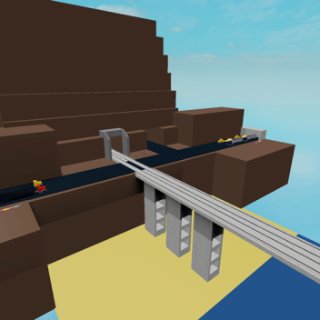 Drive Trucks Onto Crash Train Train into Trucks